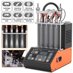 Ultraschall Injektor Reiniger Tester Einspritzdüsen Reiniger Benzin KFZ Motorrad