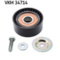 Skf VKM 34714 Umlenk /führungsrolle Keilrippenriemen Rechts für Ford