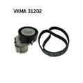 Keilrippenriemensatz SKF VKMA 31202 für AUDI CITROËN OPEL PEUGEOT SEAT SKODA VW