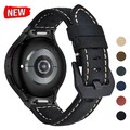 Quickfit Leder Armband Für Samsung Galaxy Watch 7/6/5/4 44 40mm 6 Classic 5 Pro