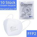100 x FFP2 Maske 5-lagig CE 0370 Mund-Nasen-Schutz Atemschutzmaske