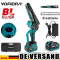 YOFIDRA®  8 ZOLL Kettensäge Motorsäge Baumsäge Bürstenlos Für 18V Makita Akku