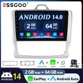 Autoradio Android 14 64G Carplay KAM Für Ford Focus MK2 MK II GPS Nav BT FM WIFI