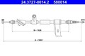 ATE Handbremsseil Bremsseil Seilzug Feststellbremse Hinten links 24.3727-0014.2