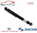 STOSSDAMPFER STOßDÄMPFER 2 STÜCK PAAR HINTEN SACHS 350 586 2PCS A NEU