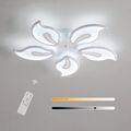 Moderne Dimmbare LED Deckenleuchte Wohnzimmer Blume Kronleuchter Fernbedienung