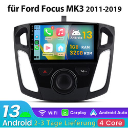 Für Ford Focus MK3 2012-2018 Android 13 Autoradio GPS Nav Carplay FM BT RDS WIFI