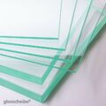 Glas nach Maß ESG  Klarglas Glasplatte Glasscheiben Glasboden - polierte Kante
