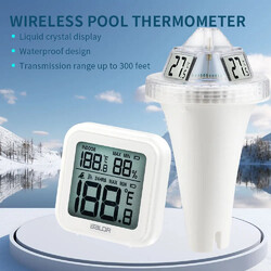 Digitales Pool Thermometer Schwimmend Wasserdicht Leicht Ablesbar IP68