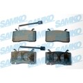 1x ORIGINAL® SAMKO Bremsbelagsatz, Scheibenbremse Vorne für Alfa Romeo STELVIO