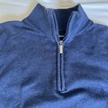 Andrew James Halfzip Sweatshirt Gr. S Blau Guter Zustand
