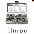 120 teiliges Set aus Sechskantschrauben DIN 933 + Sechskantmutter DIN 934 und