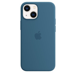 Original / Offizielle Apple iPhone 13 Mini Silikon MagSafe Hülle / Cover - Blue Jay