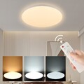 36W LED Deckenleuchte Dimmbar SlimPanel Deckenlampe mit Fernbedienung Wohnzimmer