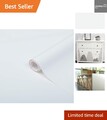 Möbel-Klebefolie Weiß matt 45 cm x 2 m - Möbelfolie selbstklebende Küchenfoli...