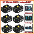 für Makita Ersatzakku 18V 5000mAh BL1850B BL1860B BL1830 LXT Akku Ladegerät