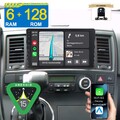 6+128GB Android 15 Autoradio Carplay Navi Mit Kam Für VW T5 Multivan Transporter