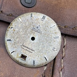 Vintage Patina Seamaster Calendar Omega Caliber 353 Dial.