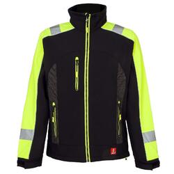 URG Softshell Arbeitsjacke Wasserdicht Winterjacke Warnjacke Fleecefutter Sch...