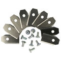 9 Messer Klingen für Gardena R165Li R130LIC R180 R160Li R130Li Rasenmäher 6,7cm