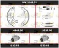 ROADHOUSE Bremsensatz Trommelbremse Super Precision Kit SPK 3149.01 für C3 203mm