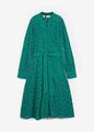 3-tlg Spitzen-Hemdblusenkleid mit Unterkleid Gr. 42 Minzegrün Abendkleid Neu*