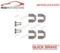 ZUBEHÖR-SATZ BREMSBELÄGE QUICK BRAKE 109-1233 P FÜR FORD MONDEO III,GALAXY I