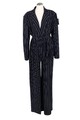 Norma Kamali Damen Jumpsuit Gr. 40 (L) Blau NEU Overall Einteiler