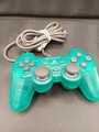 Original Sony Playstation 1 PS One Controller Dual Shock Transparent Grün