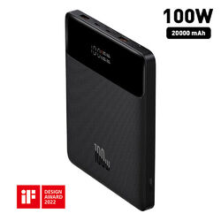 Baseus 100W Power Bank Notebook Handy Schnell Ladegerät Tragbar Externe Batterie20000mAh✔QC4.0 PD3.0✔für iPhone Macbook Dell HP 