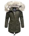 Navahoo Damen Winter Jacke Stepp Parka Mantel Winterjacke gefüttert Honigfee NEU
