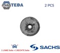 802 376 FEDERBEINLAGER DOMLAGER PAAR VORNE SACHS 2PCS NEU OE QUALITÄT