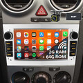 Für Opel Corsa C/D Zafira B Astra G H DAB+ 2+64GB Android 13.0 Autoradio Carplay