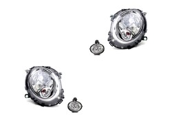 Scheinwerfer Set Halogen passend für BMW Mini R55 56 57 58 59 10/ 06- H4 +Nebel