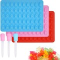 Silikon Gummibärchen Formen Set 3 Stück wiederverwendbar für Eiswürfelformen