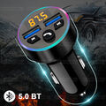 KFZ Bluetooth FM Transmitter Auto Radio MP3 Player Dual USB Ladegerät Adapter