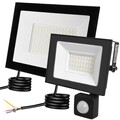 10W-500W LED Strahler Außen Fluter ohne/mit Bewegungsmelder Scheinwerfer IP65