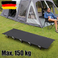 Feldbett Outdoorbett Bett leicht Liege Gästebett Reisebett Aluminium Campingbett