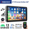 1 DIN Android 13 2+32G Carplay Autoradio GPS WIFI RDS BT 360° Drehbar Bildschirm