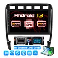 9" Android 13 CARPLAY Autoradio GPS Navigation 64G Für Porsche Cayenne 9PA 02-10