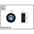 ORIGINAL® Caffaro Umlenk-/Führungsrolle, Keilrippenriemen für Fiat MAREA