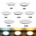 10/50x LED Panel Einbaustrahler Einbauleuchte Deckenleuchte Spot flach slim 230V