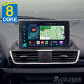 8Core 4+64G Android 14 Autoradio GPS NAV CarPlay Bluetooth Für Mazda 3 2014-2018