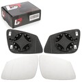 2x Spiegelglas links rechts beheizbar asphärisch konvex für BMW 1er F20 F21