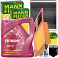 MANN FILTERSET+MANNOL 5W40 ÖL für 1.4 VW POLO 6R 9N SKODA ROOMSTER FABIA 1 2