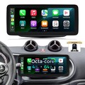 12" 4+64G Android 15 Autoradio BT Navi Kam Für Smart Fortwo Forfour 453 High-End