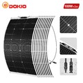 Dokio 100W-1000W Eff.Flexibles Solarpanel  Solaranlage für im Freien Bauernhof