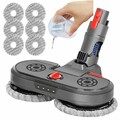 Elektrischer Wischaufsatz + Tank für Dyson V15 V11 V10 V8 V7 Staubsauger 6 Pads