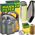MANN INSPEKTIONSPAKET+7L ORIGINAL 5W-30 ÖL passend für MERCEDES W/S 204 CLS C218