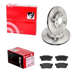 brembo BREMSSCHEIBEN + BELÄGE VORNE passend für DAIHATSU SIRION CUORE CHARADE